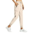 Dorkasm Womens Cargo Joggers Pants Quick Dry Workout Pants Lightweight