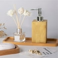 thumbnail image 1 of Dorm Accessories, Wooden Soap Dispenser Pump Shower Gel Shampoo For Bathroom Countertop Bottle, Family Gifts, 1 of 5
