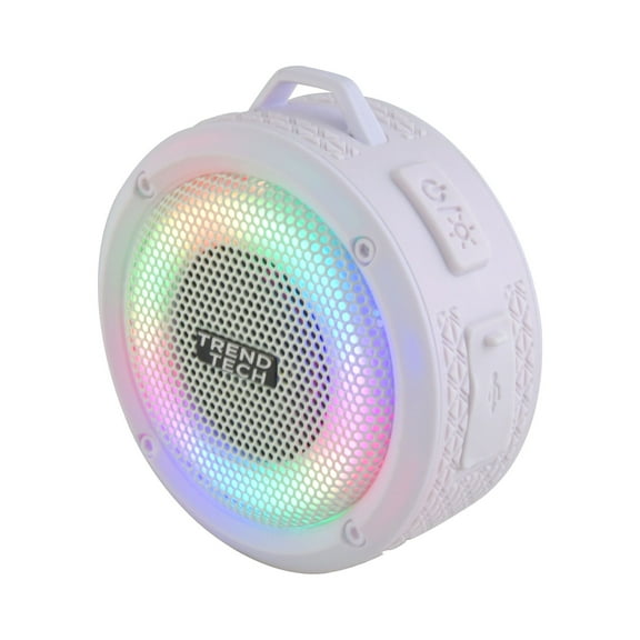 Dorm Blaster Super Sound Waterproof Floating LED Speaker - Light up, All Weather Bluetooth Speaker - (DB-White)