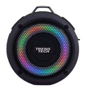 Dorm Blaster Super Sound Waterproof LED Speaker - Light up, All Weather Bluetooth Speaker - Superior Sound and Quality Black