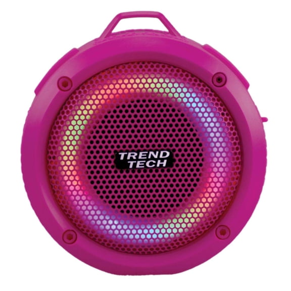 Dorm Blaster Super Sound Waterproof LED Speaker - Light up, All Weather Bluetooth Speaker - Superior Sound and Quality (Pink)