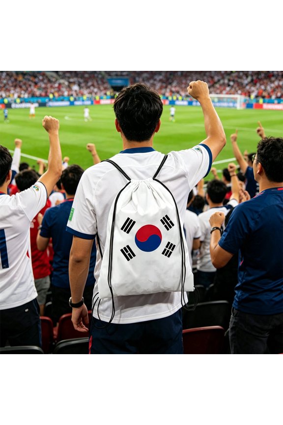 Dorm Decor-College Dorm Decor Flag Drawstring Backpack For Football Matches Sports Sackpack With Teams Print Ideal For Soccer Fans Games Daily Use Dorm Room