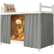 Dorm Home Blackout Curtains for Bunk Bed Privacy Canopy Twin Full