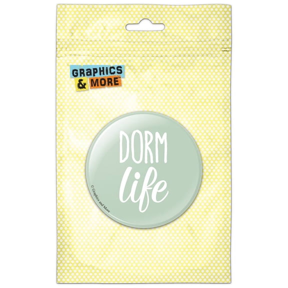 Dorm Life College Student Fun Minty Refrigerator Button Magnet