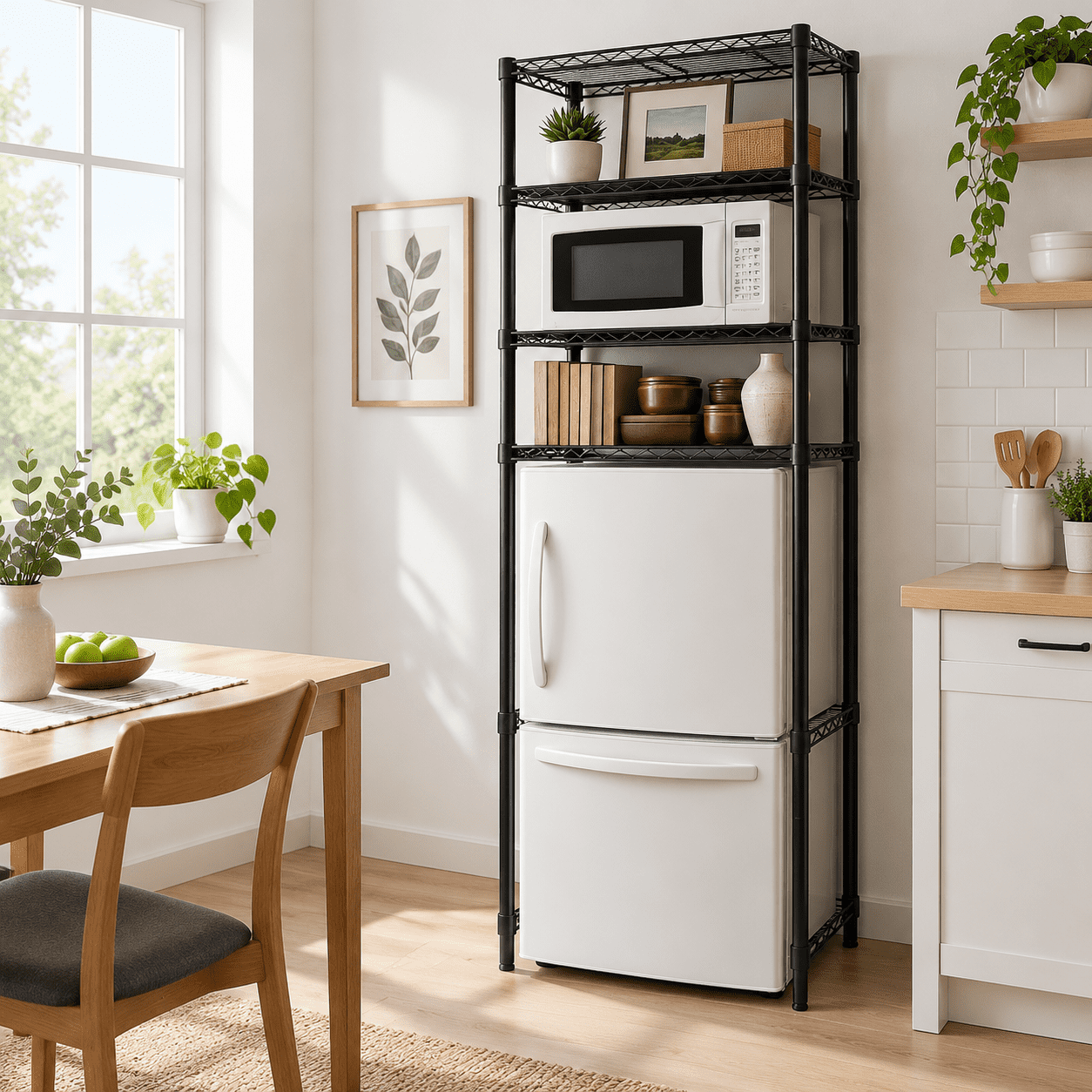 Dorm Mini Fridge Stand With Storover Shsmall Refrigerator Andwave Multi ...