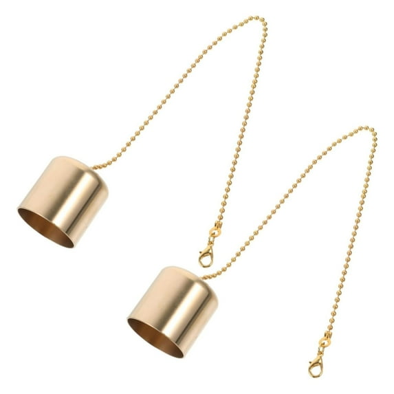 Dorm Room Bed Risers 2 Pcs Brass Lampshade Candle Flame Oil Lamp Candle Put Out Tool Stopper Candle Put Outer Candle Extinguisher Fire Extinguisher For Candle Lovers Golden