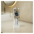 thumbnail image 1 of Dorm Room Toothbrush Holder Stand with Cover Cups, 4-Slot Toothpaste & Dental Organizer, 1 of 6
