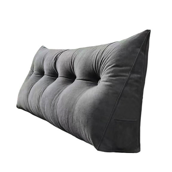 Dorm Triangular Headboard Bolster Pillow For Sitting In Bed Comfortable Back Support Large Body Cushion Design
