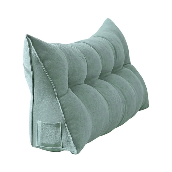 Dorm Triangular Headboard Bolster Pillow For Sitting In Bed Comfortable Back Support Large Body Cushion Design
