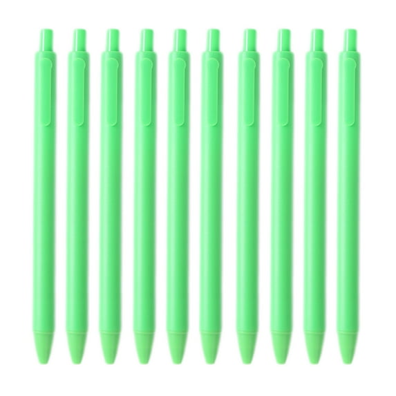 Dorm room essentials, 10 Pack Large Capacity Fast Drying Basic Blackness Gel Pens Write Smoothly 1ml