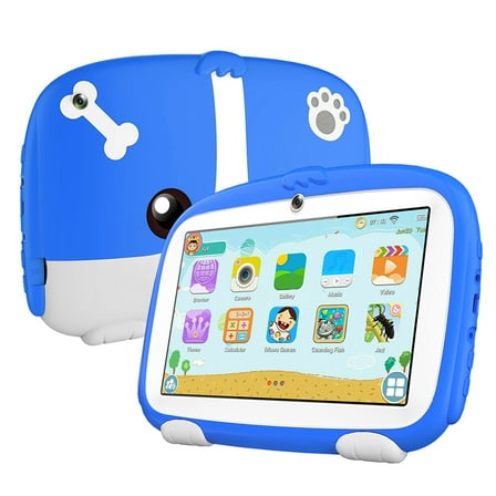 Dorm room essentials, Children's Tablets Computer WiFi Bluetooth True Android 11.0 Tablets 7-inch Children's Early Education Learning Machine Parent-child Gift Machine Tablet PC