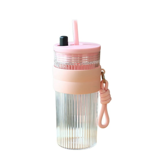 Dorm room essentials, Scald Proof Water Cup Heat Proof Plastic Straw Water Cup Ice Bar Water Cup Large Capacity Straw Drop Proof Portable Water Cups