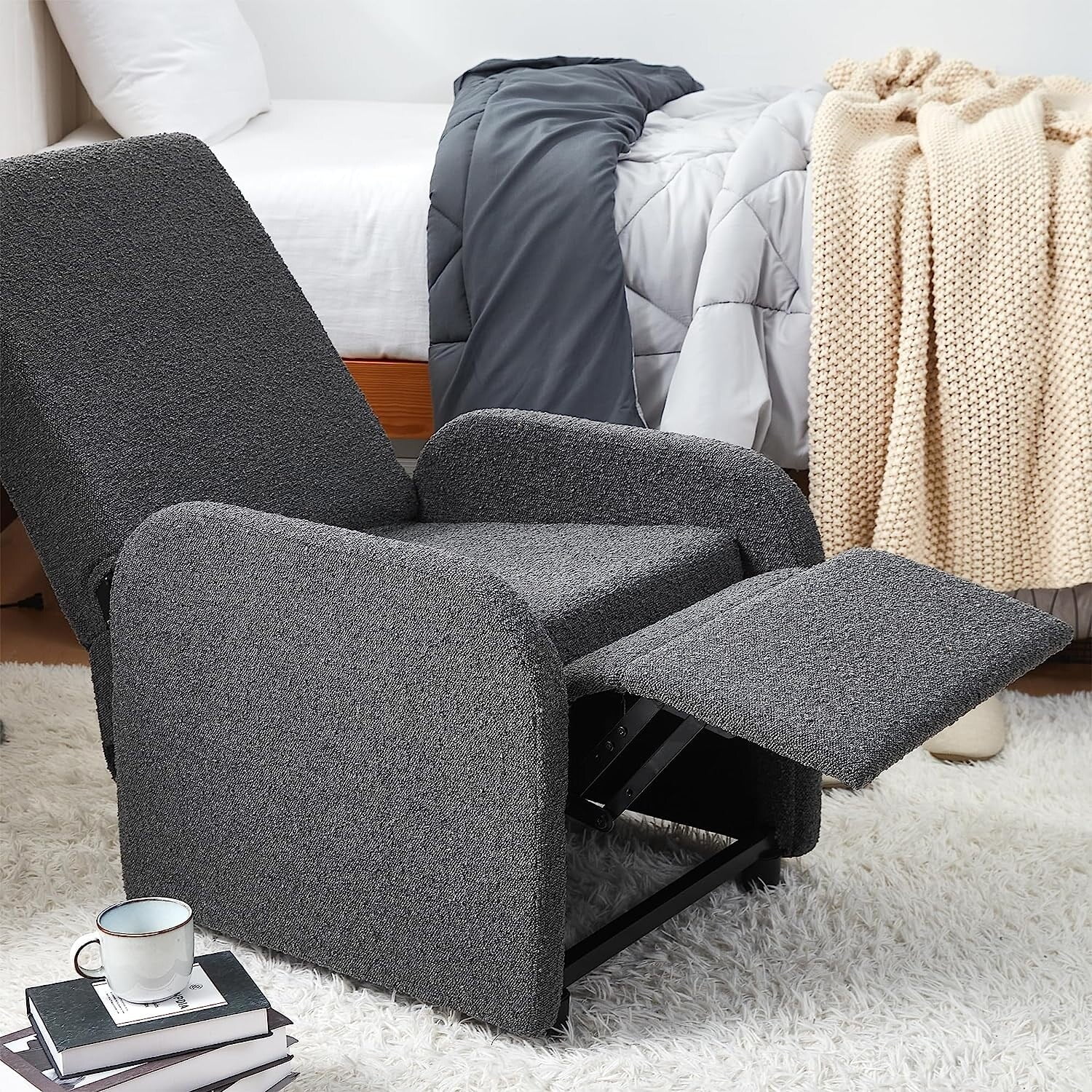 DormCo 2East The College Recliner by Dark Gray Walmart