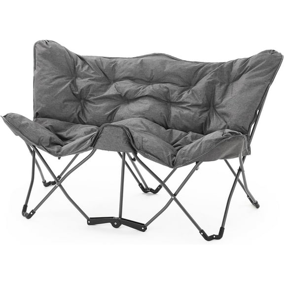 DormCo 2East™ Twin Butterfly Chair - Heathered Gray