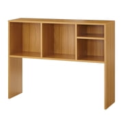 DormCo College Cube Desk Bookshelf, Beech, 37"L x 9.5"D x 28.7"H, Natural Wood