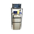thumbnail image 1 of DormCo Mini 2 Shelf Metal Black Kitchen Storage Cart, 16 lb, 1 of 9