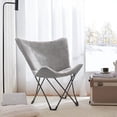 thumbnail image 1 of DormCo Oversized Butterfly Chair - Comfy Cozy Classic Gray, 1 of 8
