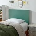 thumbnail image 1 of DormCo Rainha® Memory Foam Cushioned Velvet Dorm Headboard by  Olive Green, 1 of 5