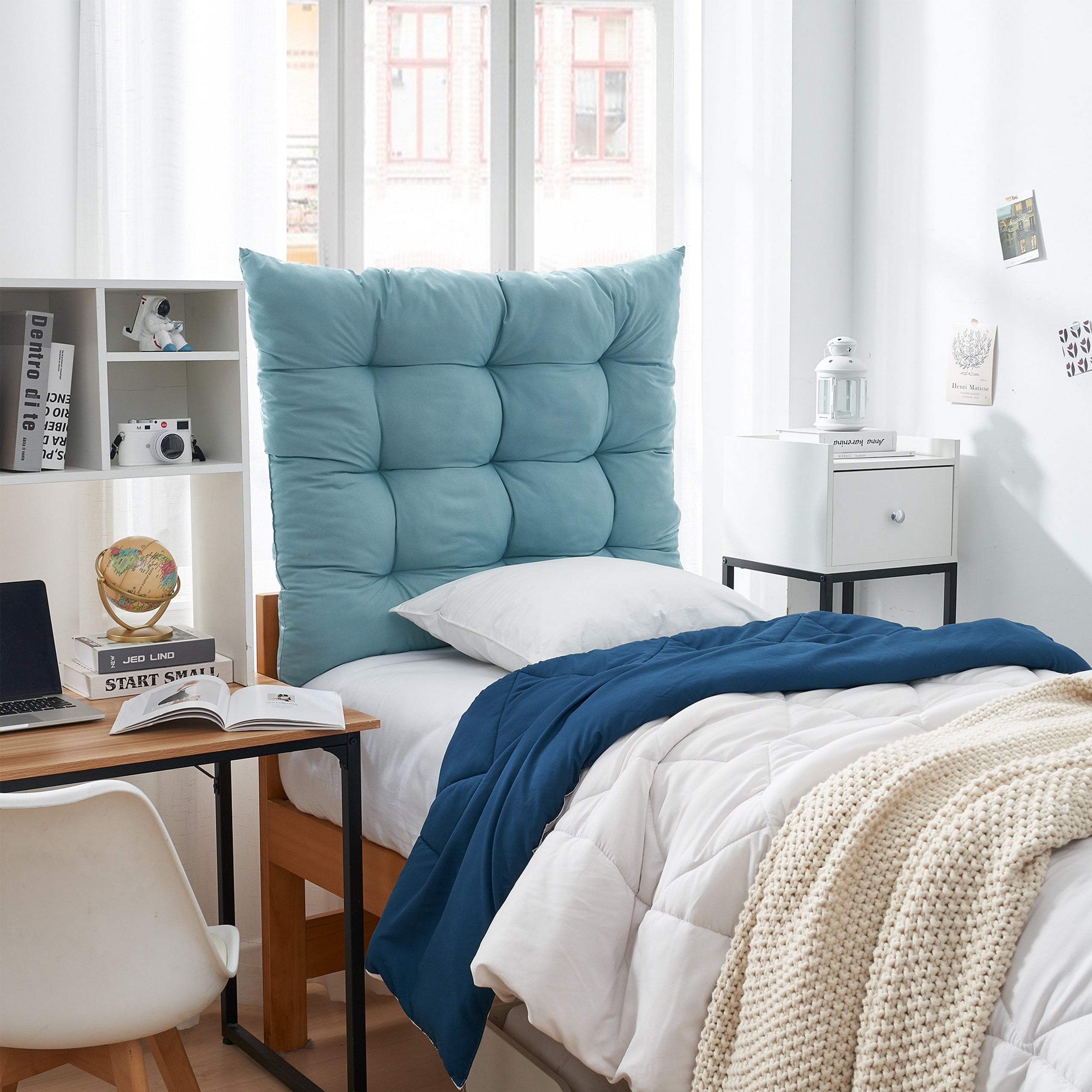 DormCo Rainha® Puffy Tufted College Headboard by Moss - Walmart.com