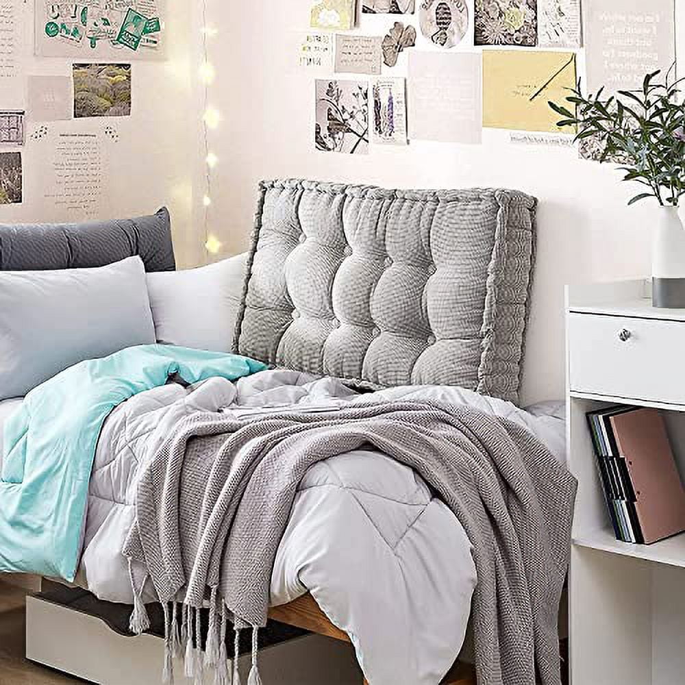 DormCo Rainha - Ultra Thick Tufted College Headboard - Navy Blue ...