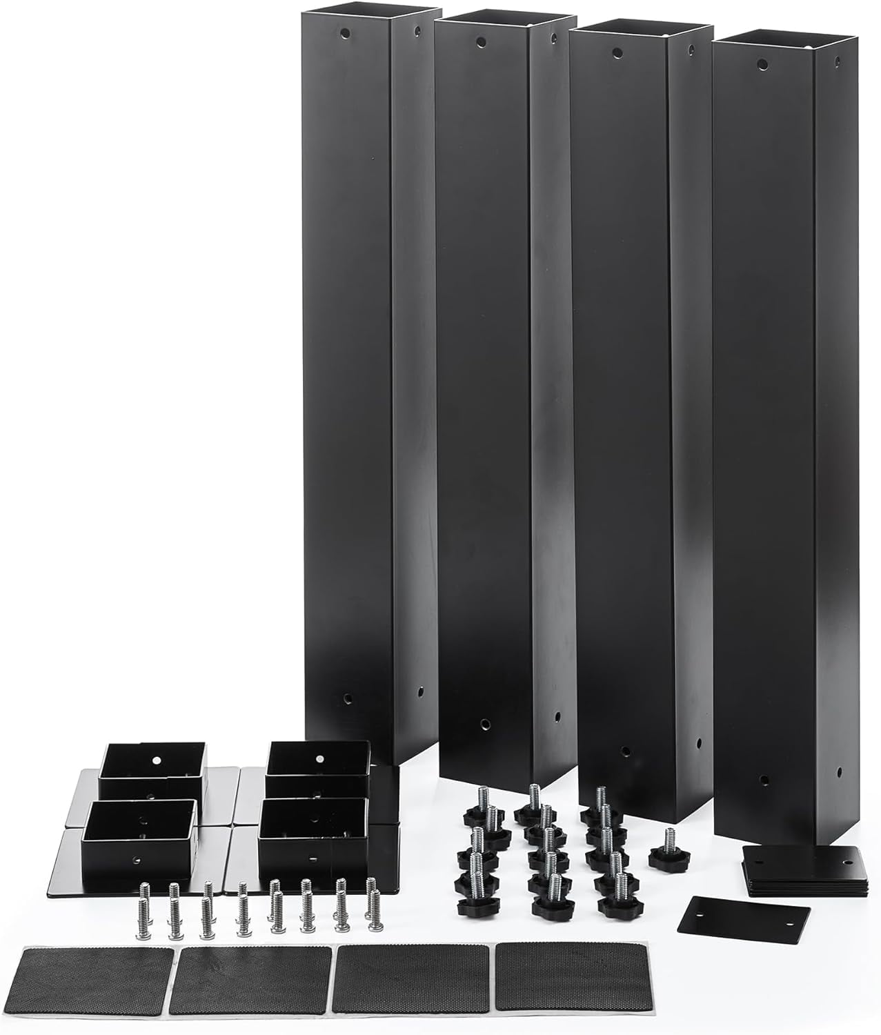 DormCo Suprima Height Black Bed Risers - Carbon Steel - Walmart.com