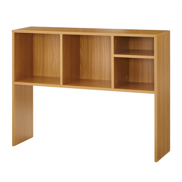 DormCo College Cube Study Desk Bookshelf, Storage Book Shelves, Natural Beech Wood