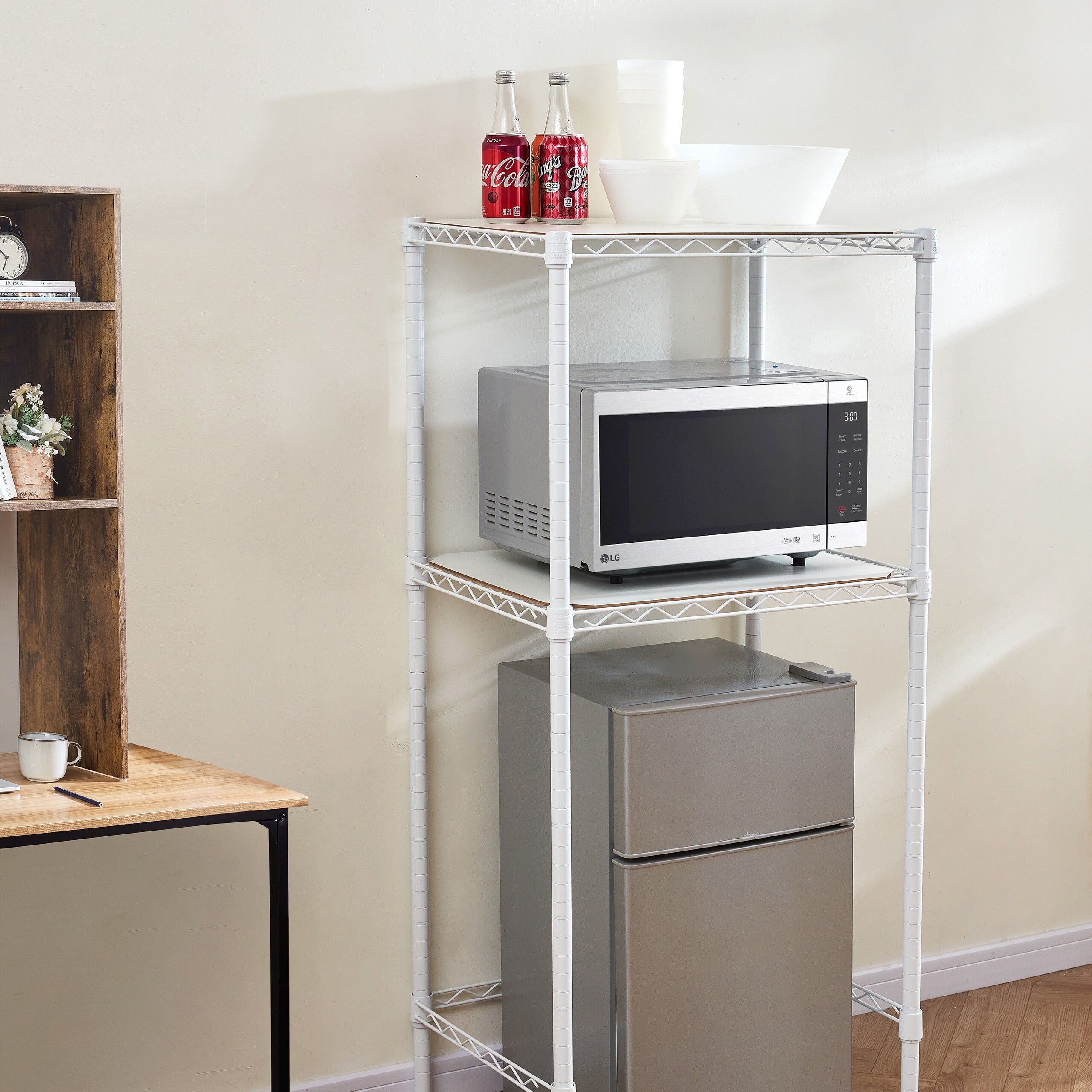 DormCo The Mini Shelf Supreme Adjustable Shelving White