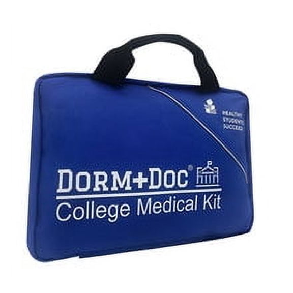 DormDoc 175 Piece First Aid College Emergency Kit -Blue