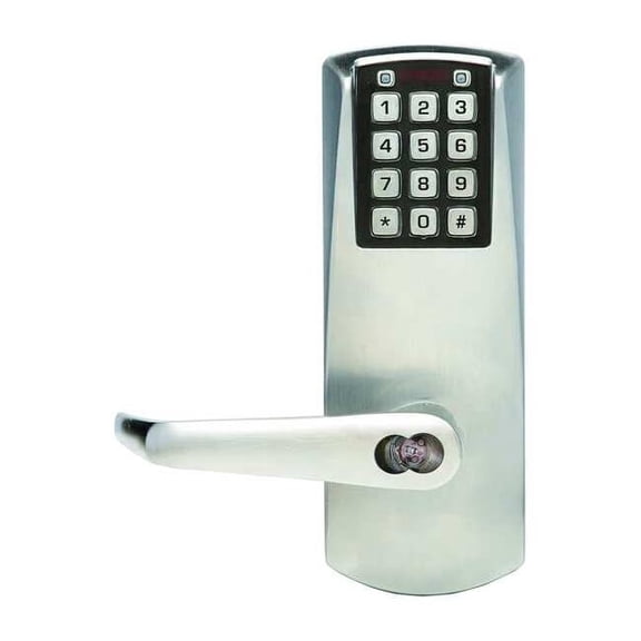 Simplex Electronic Lock,Satin Chrome,12 Button E2031BLL62641