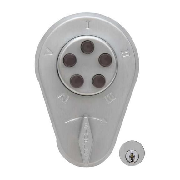 Dormakaba Push Button Lockset,9000,Thumb Turn 9350000-26D-41