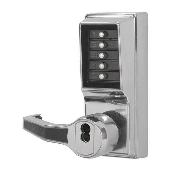 Dormakaba Push Button Lockset,Left,Lever L8146B-026-41