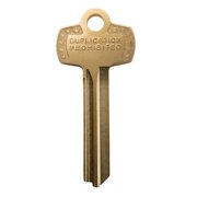 Dormakaba USA 7AS-1-D-1-KS915-KS800 Duplication Prohibited D Keyway Blank