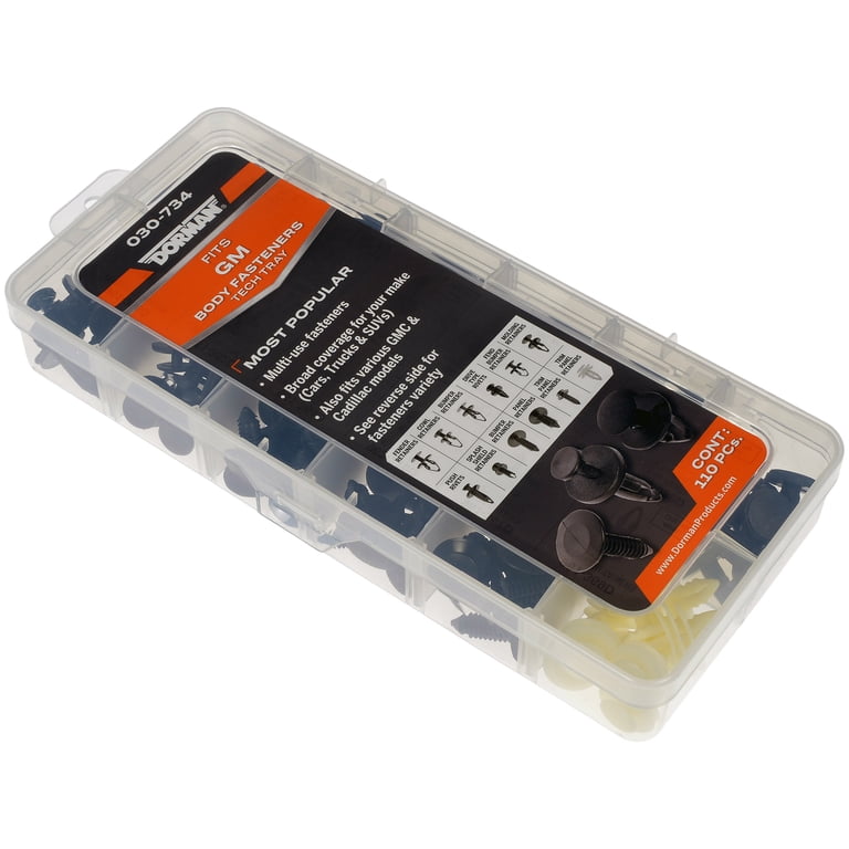 Dorman 030-734 Fastener Tech Tray (Pack of 110) - Walmart.com