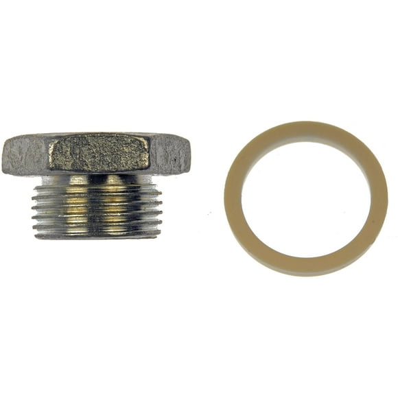 Dorman 090-018 Engine Oil Drain Plug for Specific Ford / Lincoln / Mercury Models, Silver (Pack of 5)