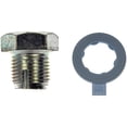 thumbnail image 1 of Dorman 090-031 Engine Oil Drain Plug Silver (Pack of 5), 1 of 2