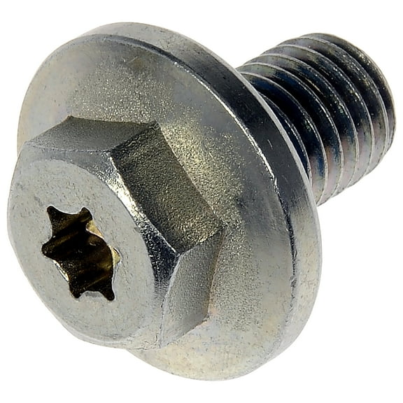 Dorman 090-948 Oil Drain Plug M12-1.75, 15mm Hex Head T45 Torx for Specific Models (Pack of 5)