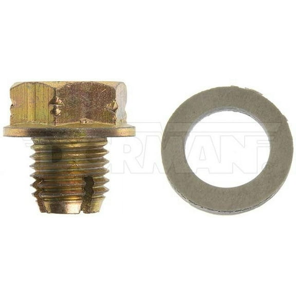 Dorman 090174 Oil Drain Plug Oversize M12-1.50 S.O., Head Size 17Mm