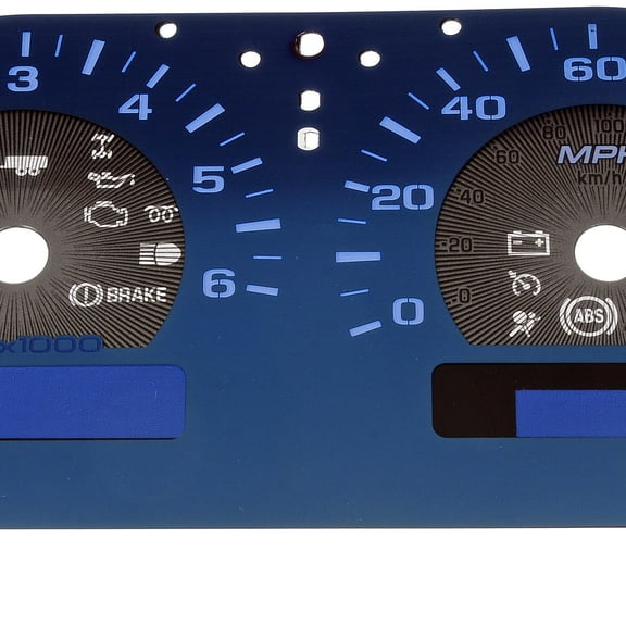 Dorman 10-0109B Instrument Cluster Upgrade Kit - Aqua With Transmission Temperature for Specific Chevrolet / GMC Models Fits select: 2008-2012 CHEVROLET SILVERADO, 2007-2012 GMC SIERRA