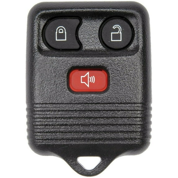 Dorman 13625 2-Button Black Replacement Keyless Entry Remote Transmitter Case with Panic Button