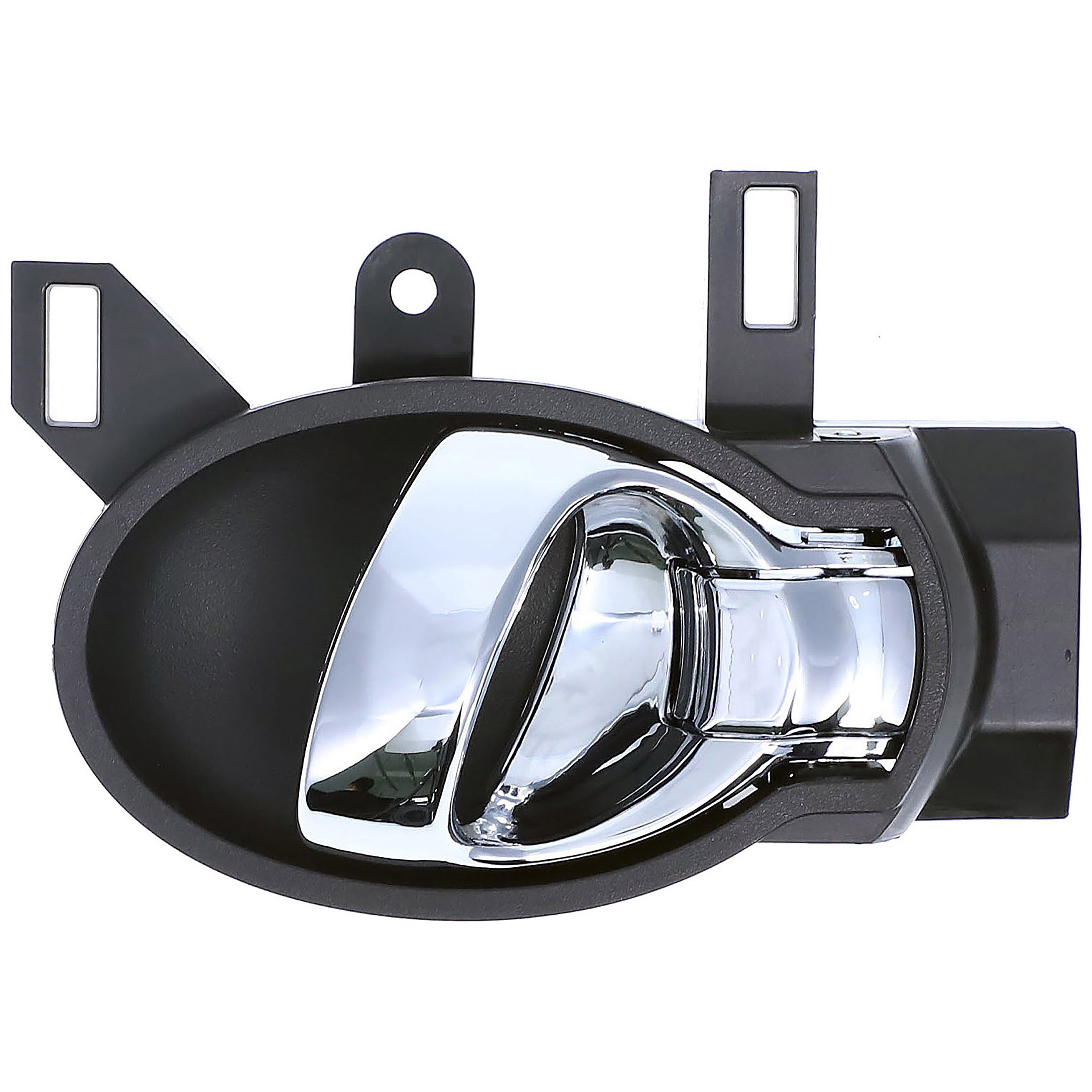 Dorman 15775 Interior Door Handle for Specific Nissan Models, Chrome; Black