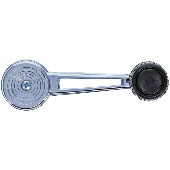 Dorman 15804 Window Crank Handle for Specific Ford / Mercury Models, Black; Chrome