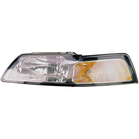 Dorman 1590268 Driver Side Headlight Assembly for Specific Ford Models Fits select: 1999-2000 FORD MUSTANG