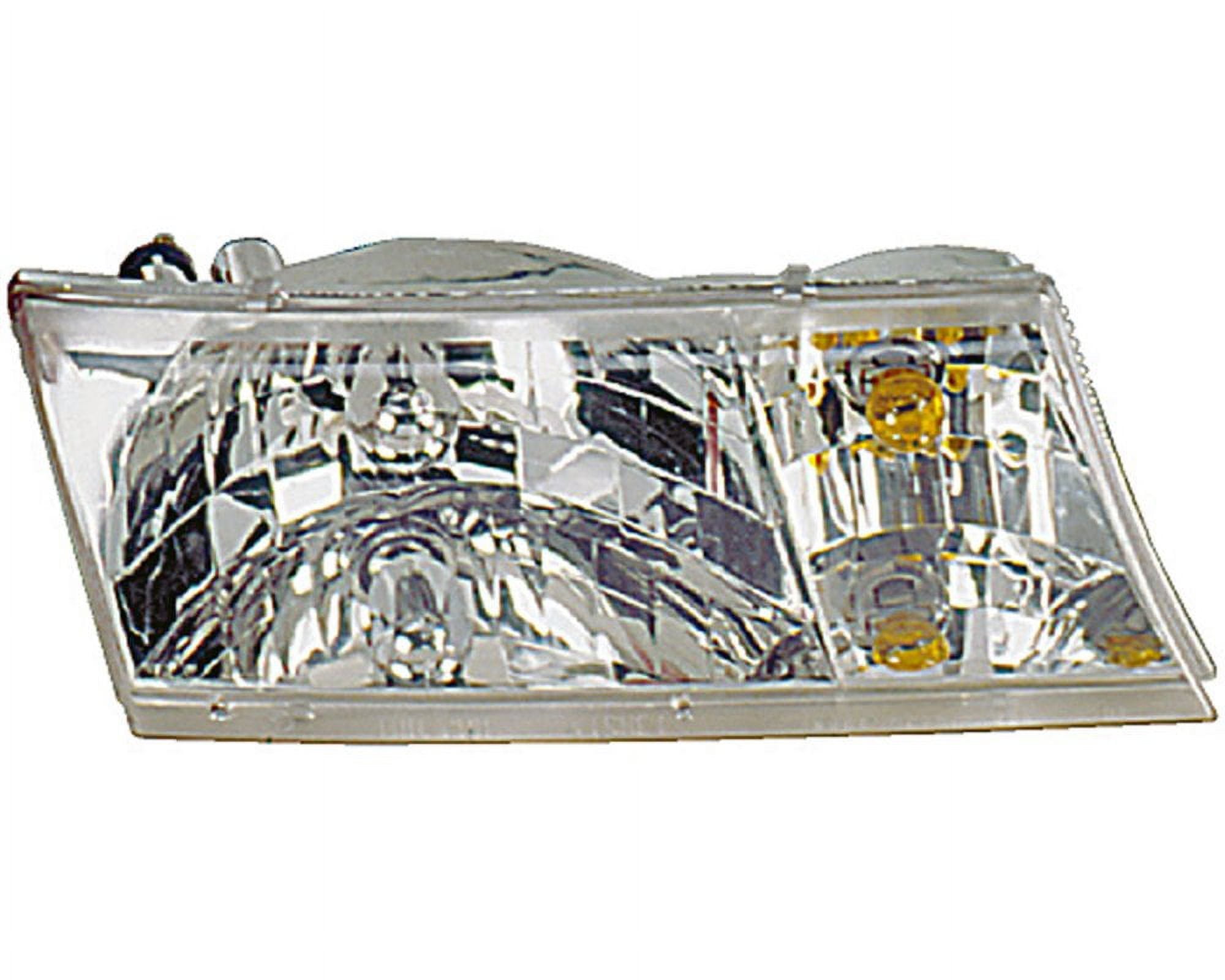 Fits 1998-2002 Mercury Grand Marquis Headlights+Corner Signal Lamps Black