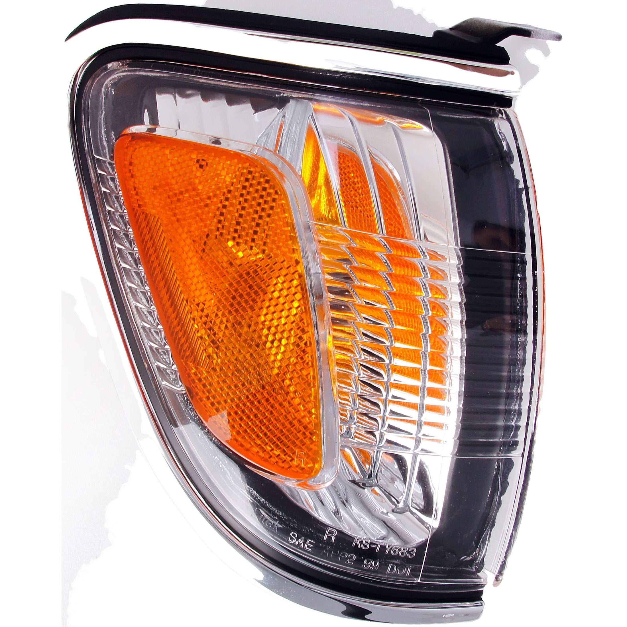 Dorman 1631073 Front Passenger Side Turn Signal / Parking Light Assembly for Specific Toyota Models