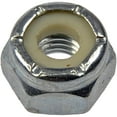 thumbnail image 1 of Dorman 251-009BX Hex Lock Nuts With Nylon Ring-Grade 2- Thread Size; 10-32 In. , Pack of 16, 1 of 2