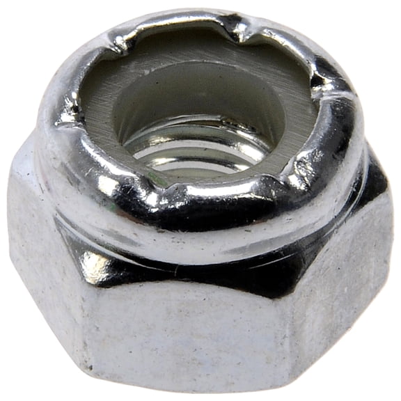 Dorman 251-010BX Hex Lock Nuts With Nylon Ring-Grade 2- Thread Size; 1/4-28 In. , Pack of 16