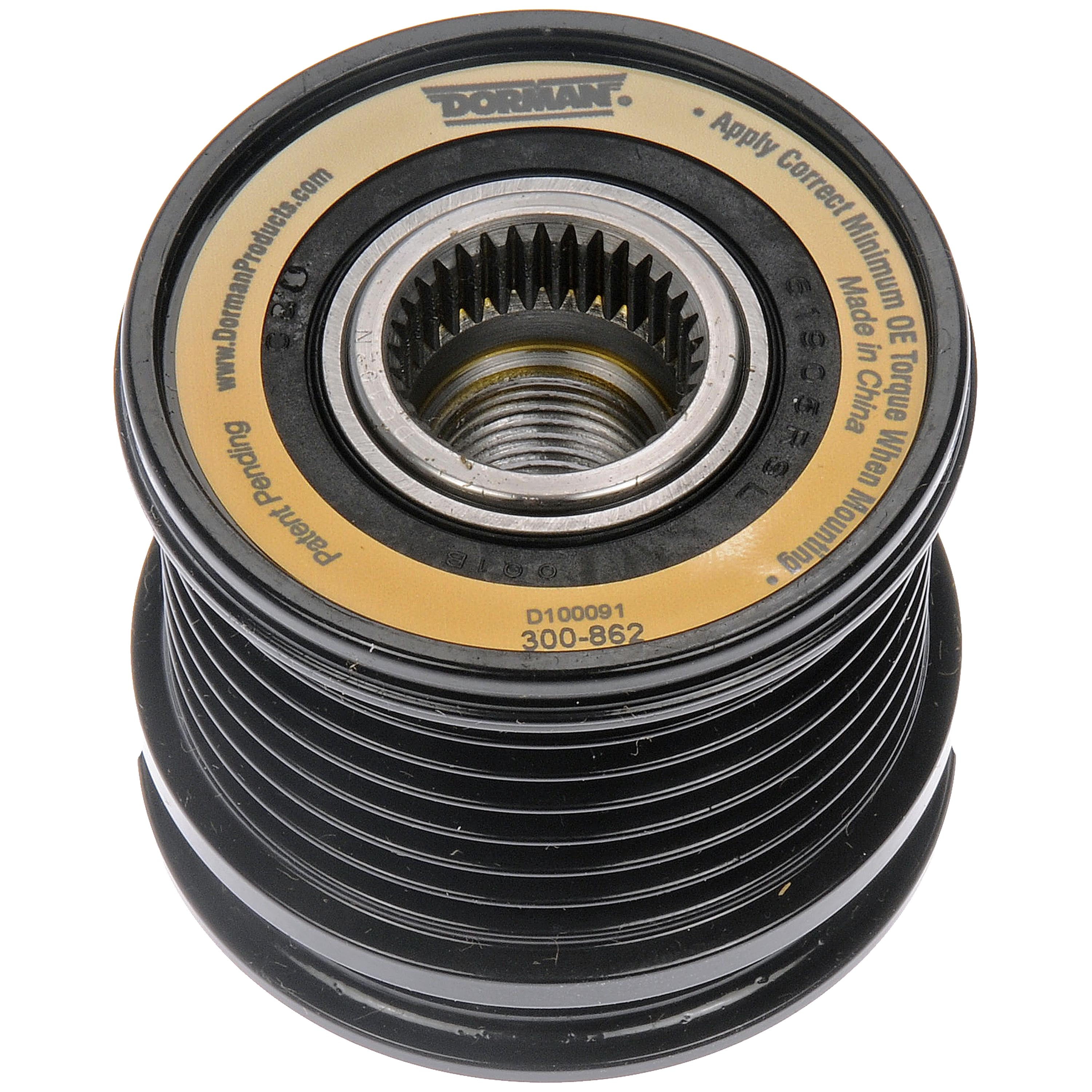 Dorman 300-862 Alternator Pulley for Specific Freightliner / Mercedes-Benz Models Fits select: 2010-2013 MERCEDES-BENZ SPRINTER, 2007-2009 MERCEDES-BENZ ML