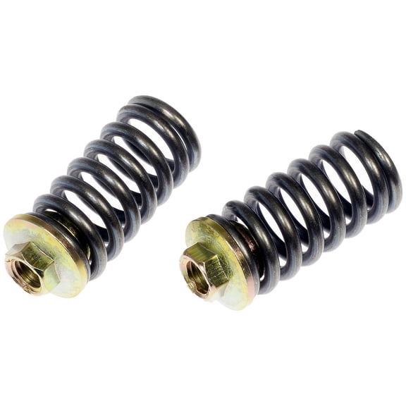 Dorman 32123 Exhaust Nut for Specific Dodge / Jeep Models, Yellow Zinc; Gray (Pack of 2)
