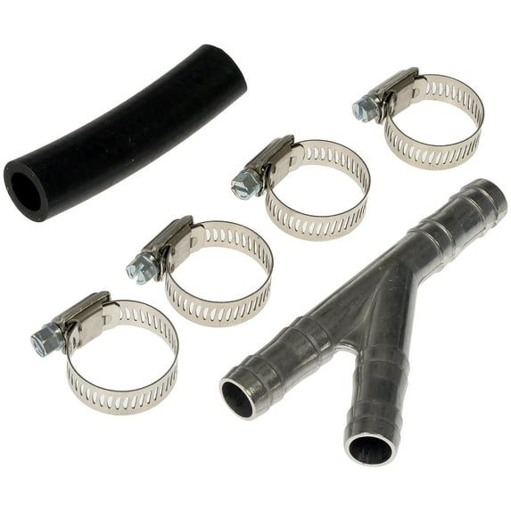 Dorman 47238HP HVAC Heater Hose Connector for Specific Chrysler / Dodge Models, Silver Fits select: 2011-2014 FORD F150, 2008-2019 DODGE GRAND CARAVAN