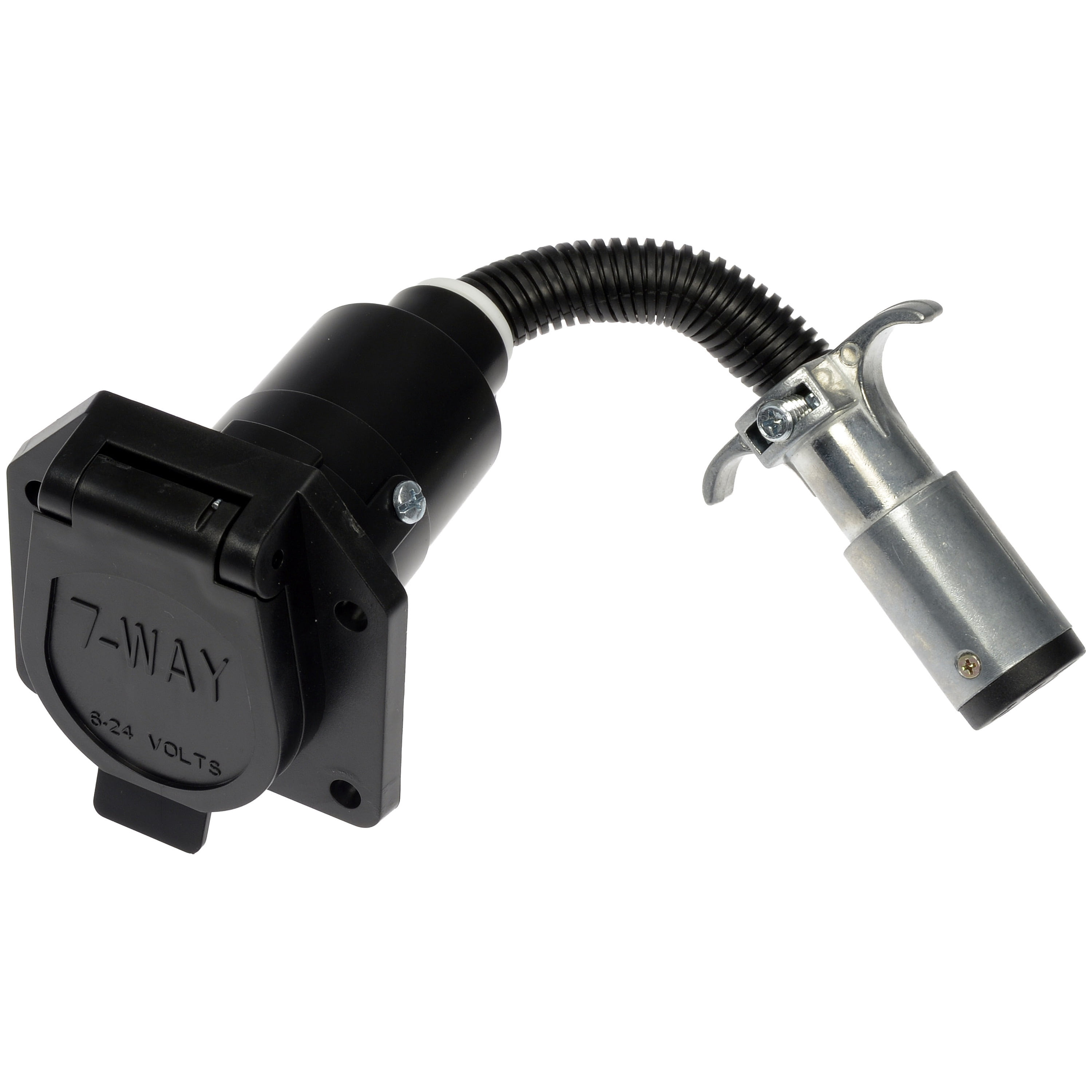 Dorman 48164 6-Way Round Vehicle Side To 7-Blade Trailer Side Adapter